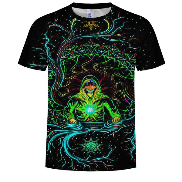 

galaxy t shirt men psychedelic tshirts casual colorful anime clothes music tshirt printed gothic t-shirts 3d ypf743, White;black