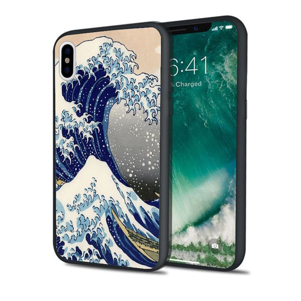 

capa japan great waves phone case for iphone 11 pro xs max xr 8 7 6s plus 5s se 5 case soft silicone cover.