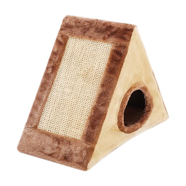 

funny cat scratch board natural cat caught funny toy scratched scissors small house