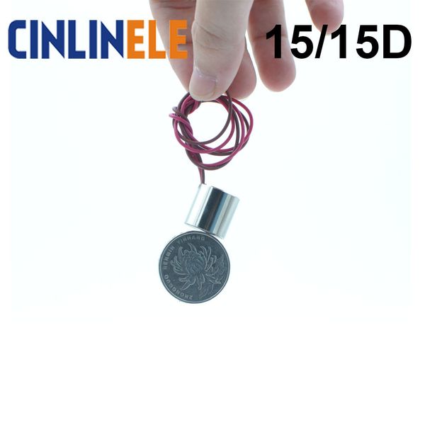 

d15mm*h15mm 2.5kg 25n current degauss electric magnet magnetic solenoid sucker electromagnet dc 12v 24v powerful rare earth