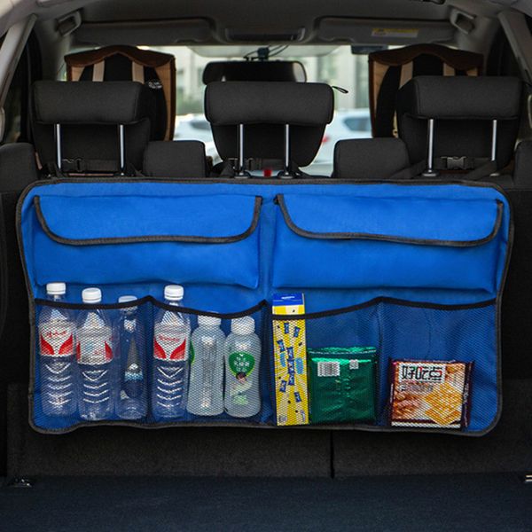 

car rear seat back storage bag multi-use car trunk organizer auto stowing tidying oxford organizer holder interior accessories