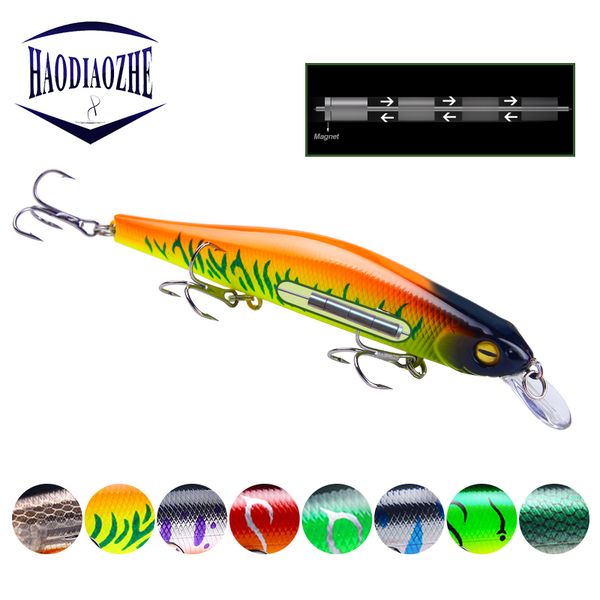 

minnow fishing lures 12.5cm 17g floating wobblers artificial swim bait bass pike jerkbait isca pesca fishing tackle