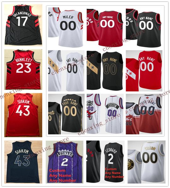 

printed men fred 23 vanvleet patrick 22 mccaw stanley 5 johnson pascal 43 siakam jerseys 2020 new, Black