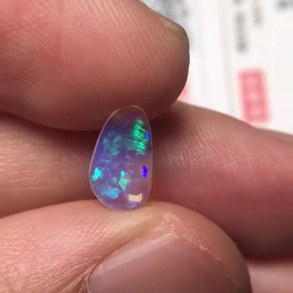 

natural opal 0.620ct australia origin irregular crystal opals loose gemstones jelly opals loose stones gems jewelry making, Black