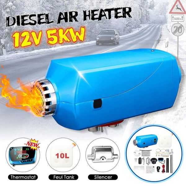 

12v 5000w car diesels air heater remote control lcd monitor warmer auto car air heater with for boat trucks trailer