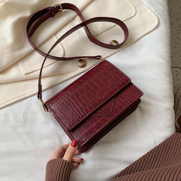 

простая мини pu кожи плечо сумки для женщин 2019 lady stone шаблон crossbody сумка lady travel сумка