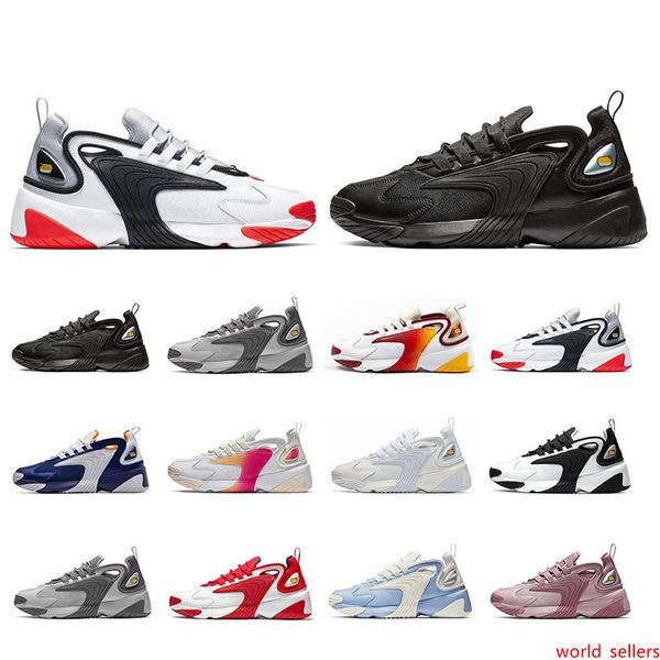 

2019 new rainbow white red zoom 2k m2k men's running shoes tekno race red royal blue dark grey men women sports sneaker