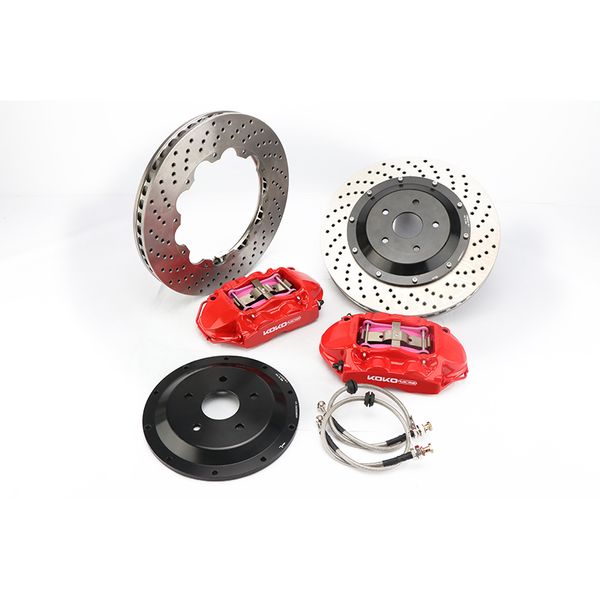 

koko raacing gt4 brake system,cars brake caliper 4 pots,brake line,brake rotor ,center bell,bracket for r56 jcw mini 2009