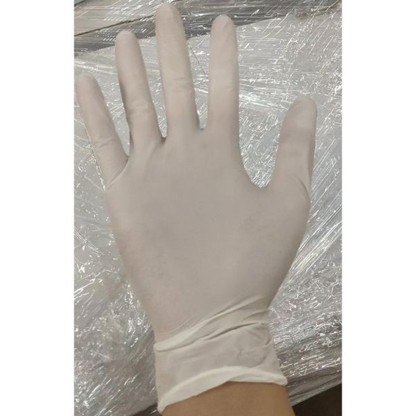 

100pcs anti-static cleaning washing disposable gloves black nitrile laboratory nail art anti-static non-toxic gloves in stock, White