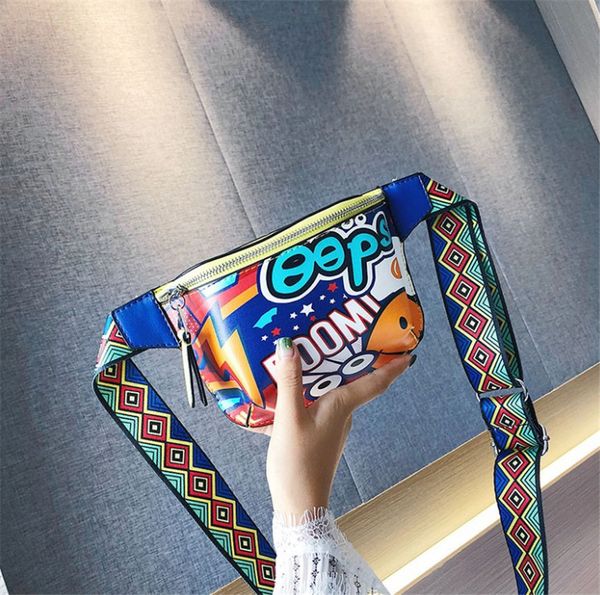 

women 2020 fashion new one shoulder cross belt sport cartoon chest bag ph-cfy20060310