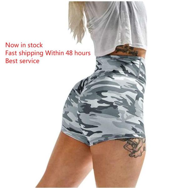 

trousers women' s camouflage print high waist yoga pants sport pants( blue/gray/green/purple/red, White;red