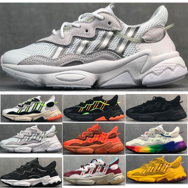 

classic men women ozweego prene style casual shoes orange red yellow white black sneakers walking hiking breathable shoes 36-45