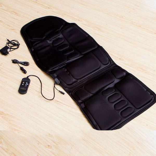 

heated back chair cushion car seat home pad pain lumbar neck shoulder massager