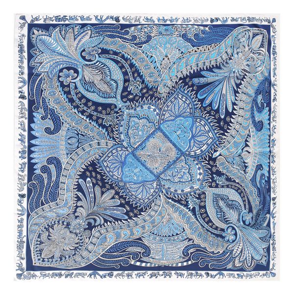 

kerchief wholesale women scarf silk large scarf foulards brand print stoles 130cm*130 bandana luxury euro square female 100% shawls klqqm, White;black