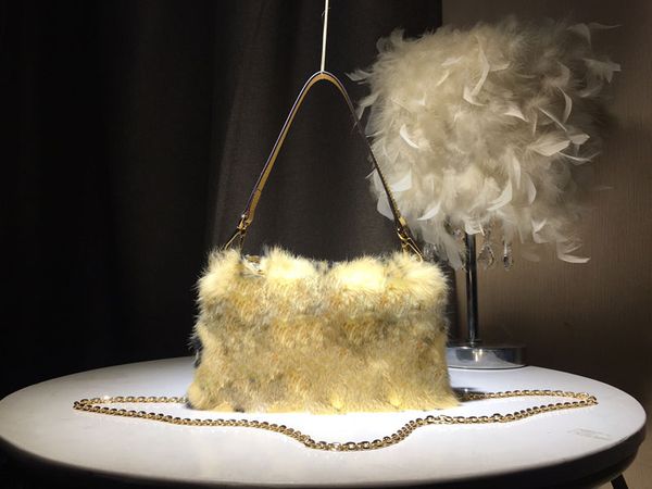 

fashion bag bags handbags lady clasp crossbody bags rabbit's hair mahjong bag ing