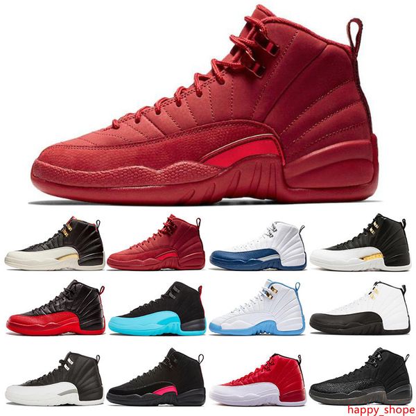 

12 12s mens basketball shoes winterized gym red college navy wings cny bulls university blue men sport sneakers