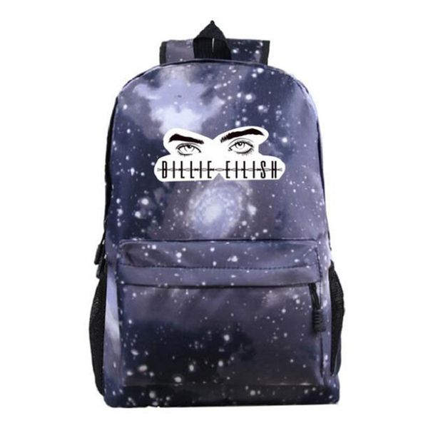 

illie eilish backpacks women men school bags laptravel bags teenage notebook backpack hipster mochila bag fans gifts