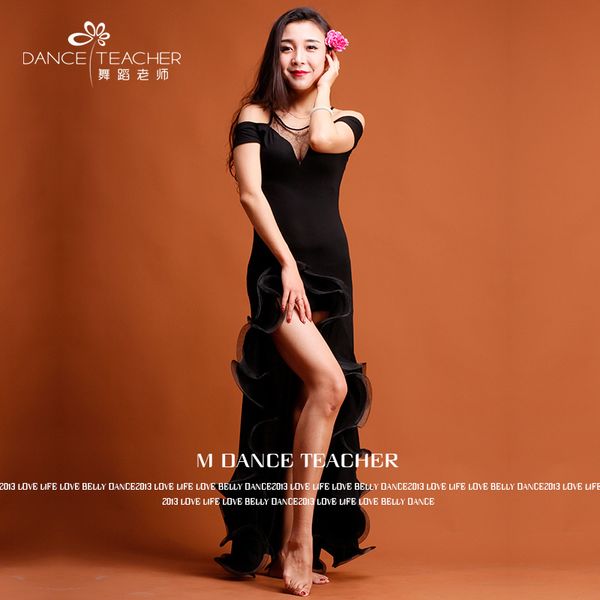 

2018 новая женщина bellydance костюм платье dancer одежда для беллиданс износа 038, Black;red