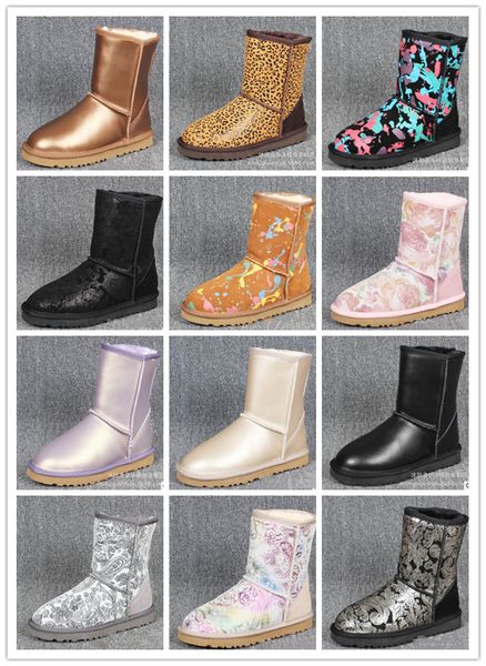 

famous designer australian boots ug ladies snow boots waterproof leather winter warm outdoor boots winter shoes