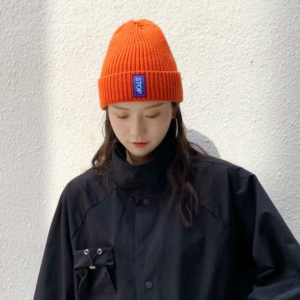

beanies winter knitted caps woman little man embroidery hats autumn hat female hip-hop beanie bonnet gorros mujer invierno