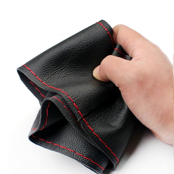 

car super fiber leather steering wheel covers diy braid auto cover with needle and thread interior accessories kits