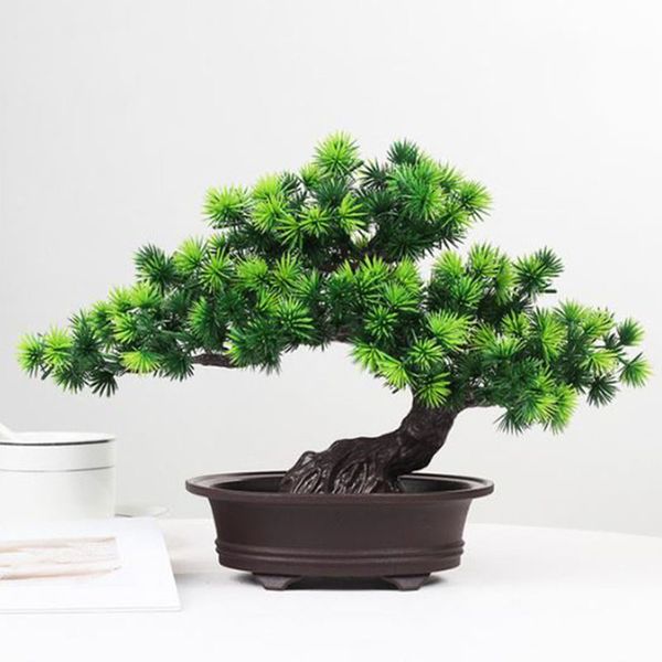 

ganoderma tree сосна моделирование цветов искусственные растения бонсай поддельные зеленые горшечные растения украшения home decor craft