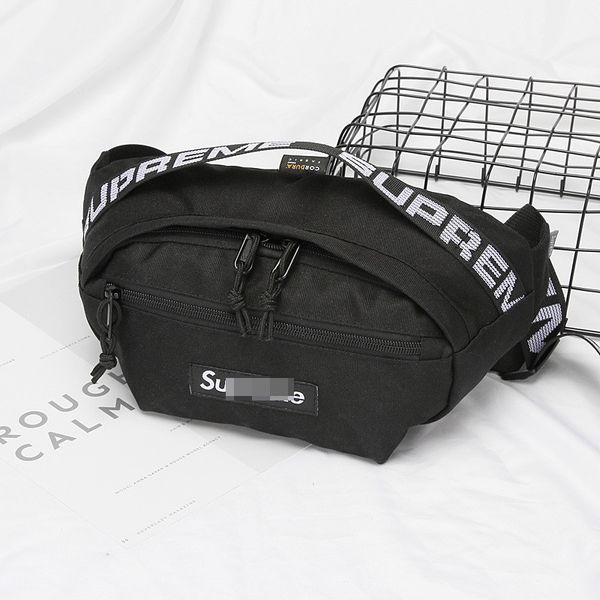 

SUP 18ss талия сумка унисекс Fanny Pack Crossbody Сундук Сумка Мужчины Женщина Повседневная сумка Оксфорд плечо ремень сумка конструктора сумка C6607
