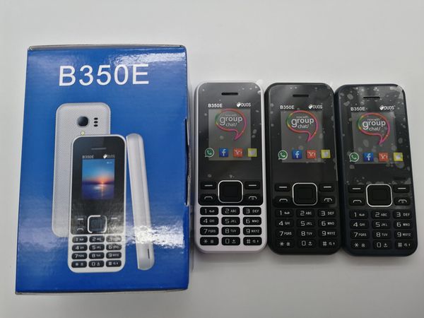 

Goophone b350e cell phone bar phone dual im 2 4inch for open fm radio mp3 mm with box