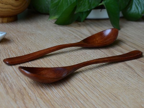 

лот деревянной ложка бамбук кухня готовит utensil инструмент суп чайной catering p # челнока