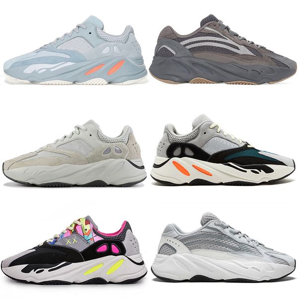 

2019 Geode Inertia Wave Runner 700 shoes v2 static 3M sneakers kanye west Black Green white copper stripe off Outdoor sports shoes trainers