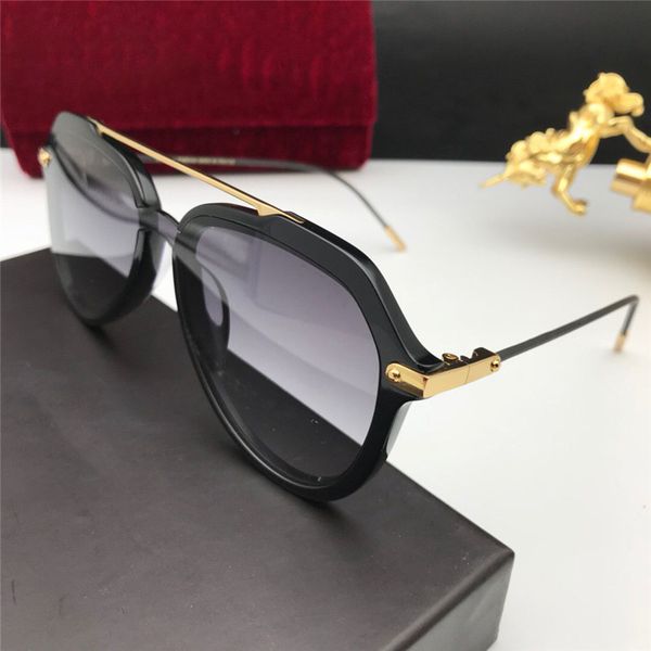 

new fashion designer men sunglasses 6125 pilot frame simple popular style protection uv400 outdoor eyewear quality, White;black