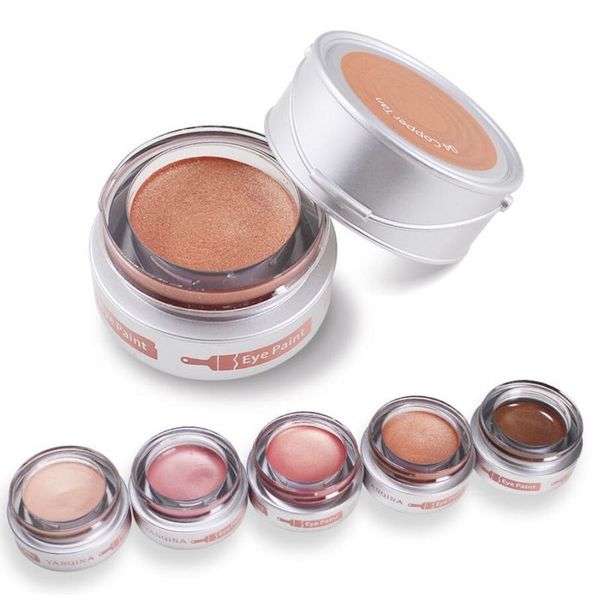 YANQINA Olhos Maquiagem Creme Shimmer Pearly Sombra Waterproof longa duração Luminous Matte cremosos Eyeshadow hidratantes Shinning Sombras