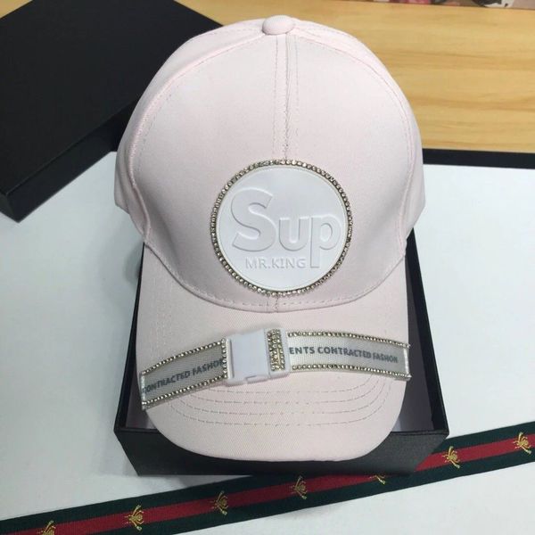 

мода sup hat роскошные шапки бренд дизайнерские шапки бейсболка для мужчин женские шапки регулируемые шапки белый розовый цвета высокого кач, Blue;gray