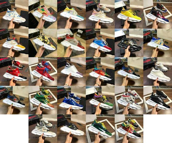 

2020 new luxury leather fury men women designer casual shoes fashion trainers sneakers with dust bag size 35-46, Black