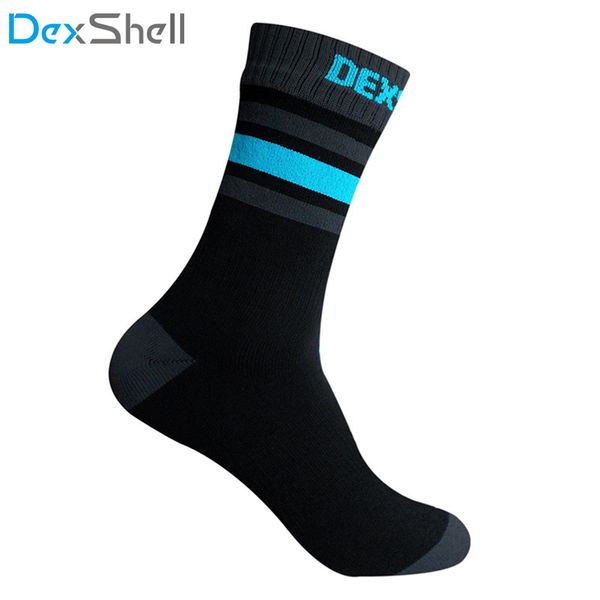 

2018 new waterproof socks men breathable knee-high cycling sport sock fishing climbing hiking outdoor waterproof socks, Black
