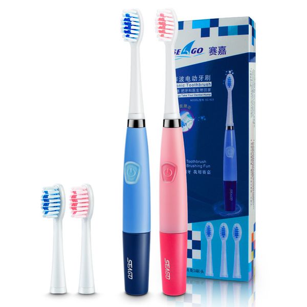 

a generation of home seago adults/children's electric toothbrush sg915/3 brush head dry cell batteries