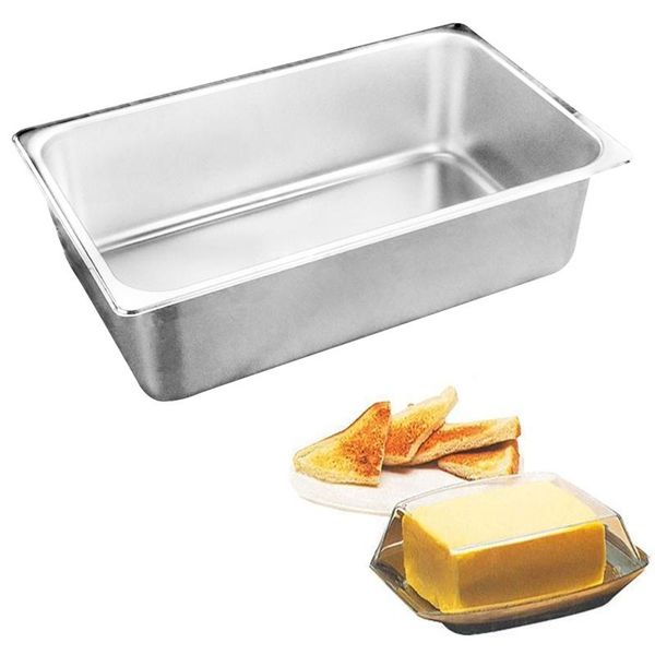 

stainless steel butter holder thickened square container for vegetable