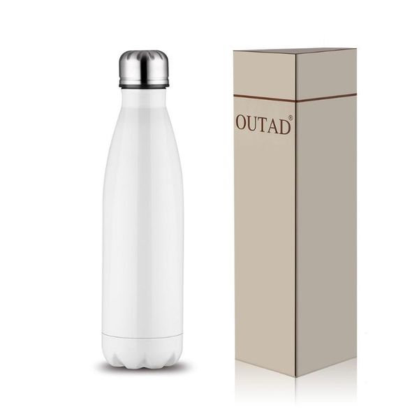 

sport water bottles 500ml outdoor travel portable leakproof drink bottle stainless steel bottle vacuum flask gift coffee