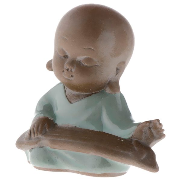 

керамическая статуэтка monk фигурка чайные украшения pet