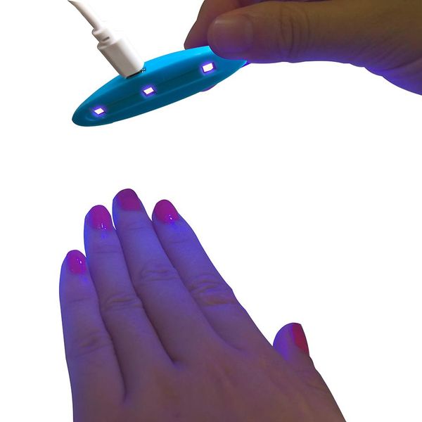 

6w mini usb led nail dryer light uv gel polish lamp manicure machine
