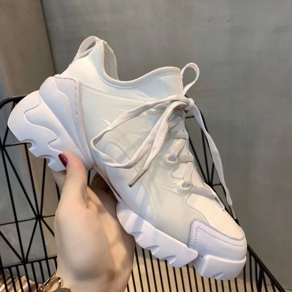 

2020 new d-connect sneakers shoes breathable lining men and women casual lace up running shoes black white basketball shoes