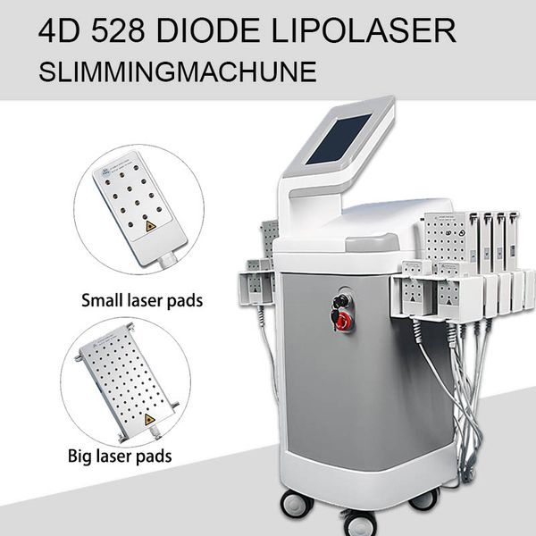 

mult-size pads lipolaser fat burning lipo laser cavitation body slimming machine 528 diodes 635nm,660nm,810nm,980nm