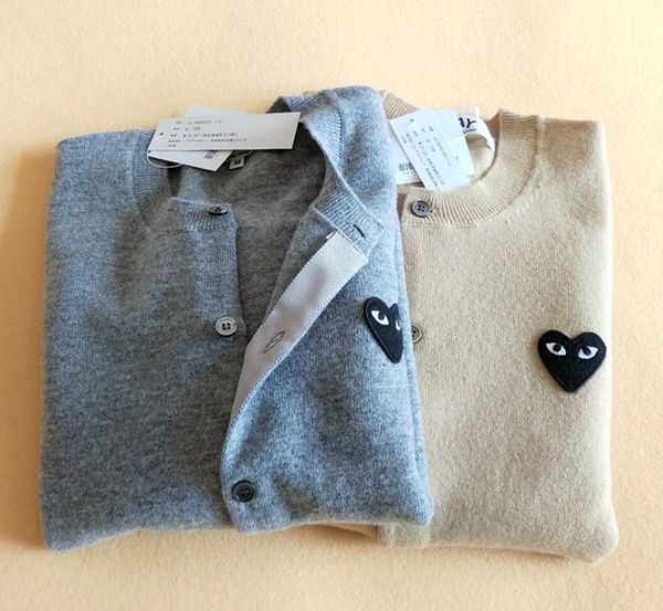 

любовь вышитых кардиган мужские и сыпучая пара свитер женского, White