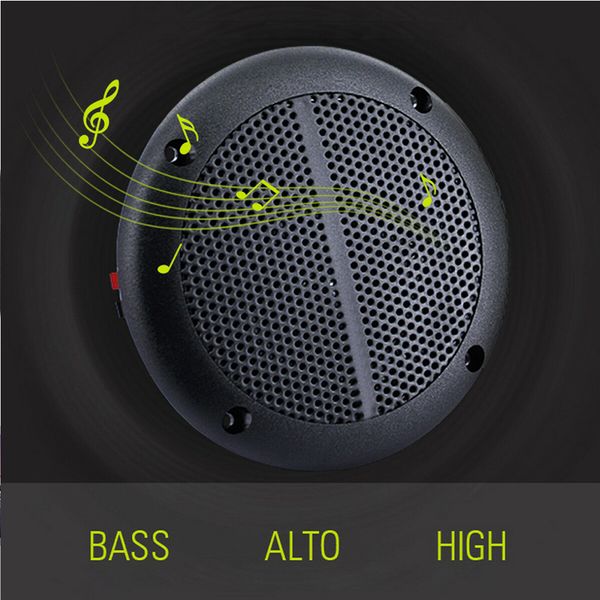 2019 2 Way Bass Broadcasting Sound Home Speaker Waterproof Dust