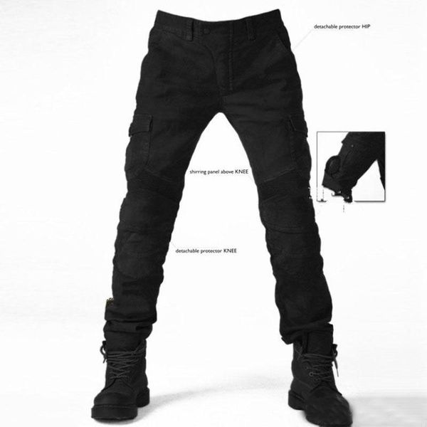 

tkosm 2019 motorcycle pants men moto jeans protective gear riding touring motorbike trousers motocross pants pantalon moto, Black;blue