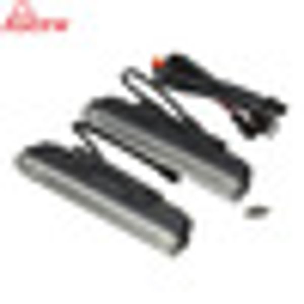 

2pcs universal car daytime running light led cob 12v drl auto driving front fog lamp white bulb waterproof 6000k