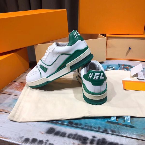 

green platform trainers luxury designers shoes flowers design chaussures black casual flat shoes sale