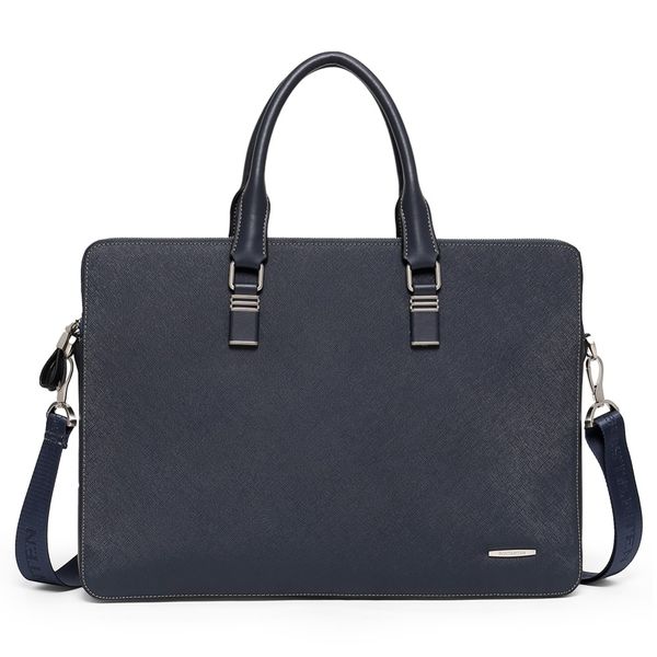 

bostanten men genuine leather briefcase 16.5inch lapmen briefcase business bag male shoulder bag crossbody tote handbag