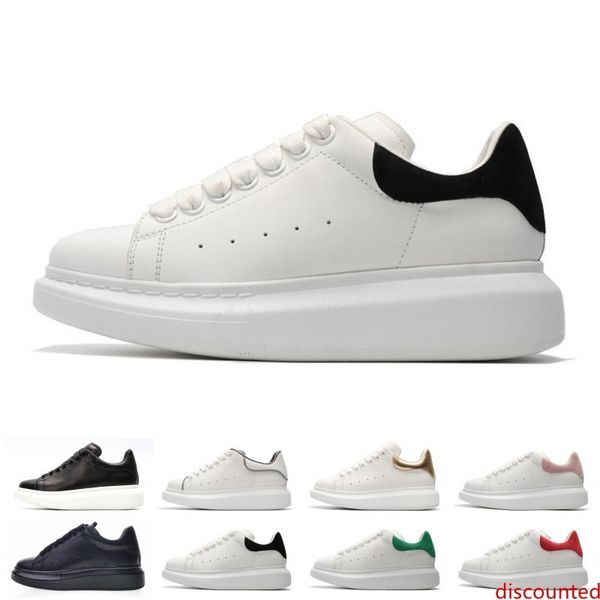 

wholesale mens designer shoes white leather 3m reflective casual for girl women black gold red fashion comfortable flat sports sneaker
