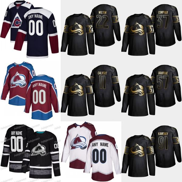

11 Matt Calvert 2019 Golden Edition Colorado Avalanche 22 Colin Wilson 37 J. T. Compher 57 Gabriel Bourque 91 Vladislav Kamenev Jerseys